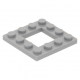 LEGO lapos elem keret 4×4, világosszürke (64799)